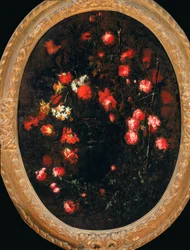 Guirlande de fleurs avec des oiseaux